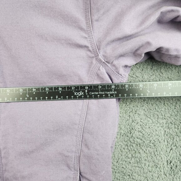 Canvas Sherpa Lined Jacket Youth Regular Large 14-18 Workwear Outdoors Hooded - Picture 4 of 13